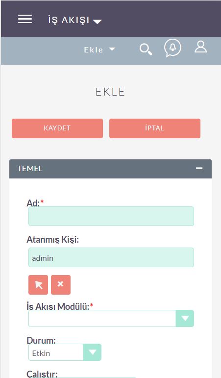 SuiteCRM İş Akışları
